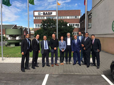 GBchem Sales Team Visit to BASF Köln